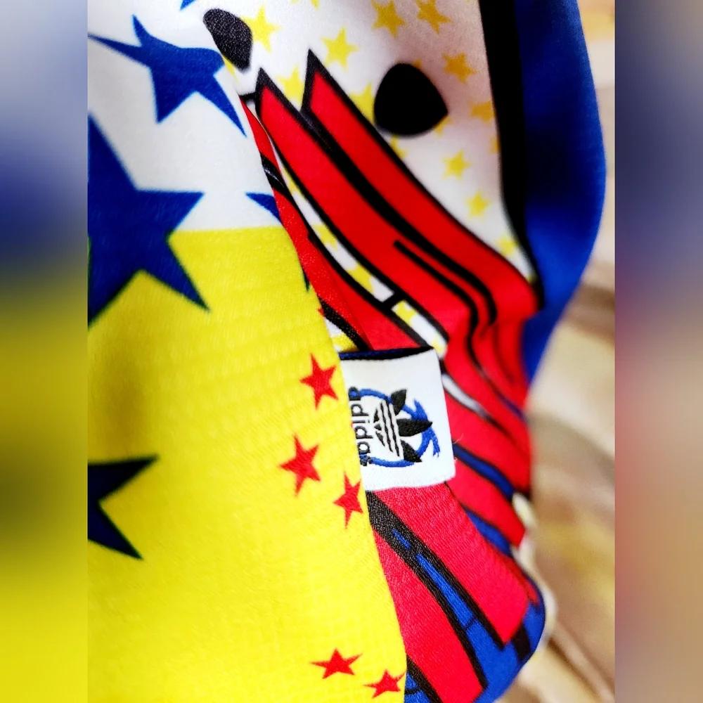 ADIDAS x RITA ORA 2014 HTF Rare Cosmic Cartoon POW Trefoil Track Jacket Med EUC - Picture 13 of 16